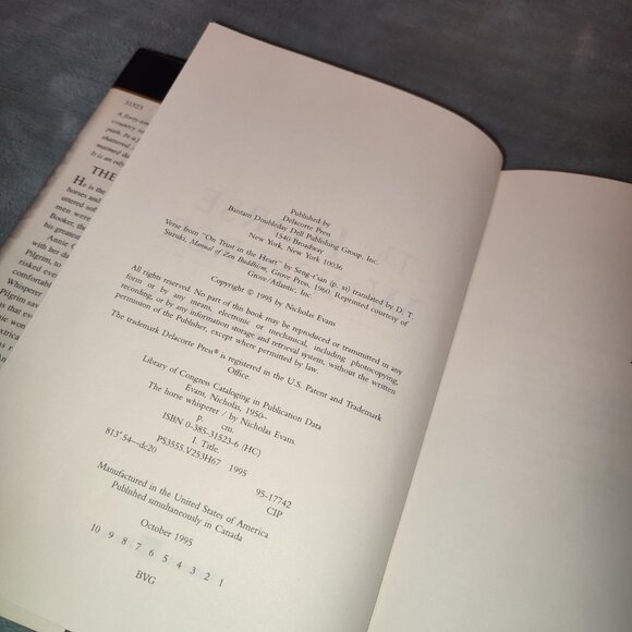 Book The Horse Whisperer Nicholas Evans Novel Fiction Montana Healing Redemption - Picture 6 of 9